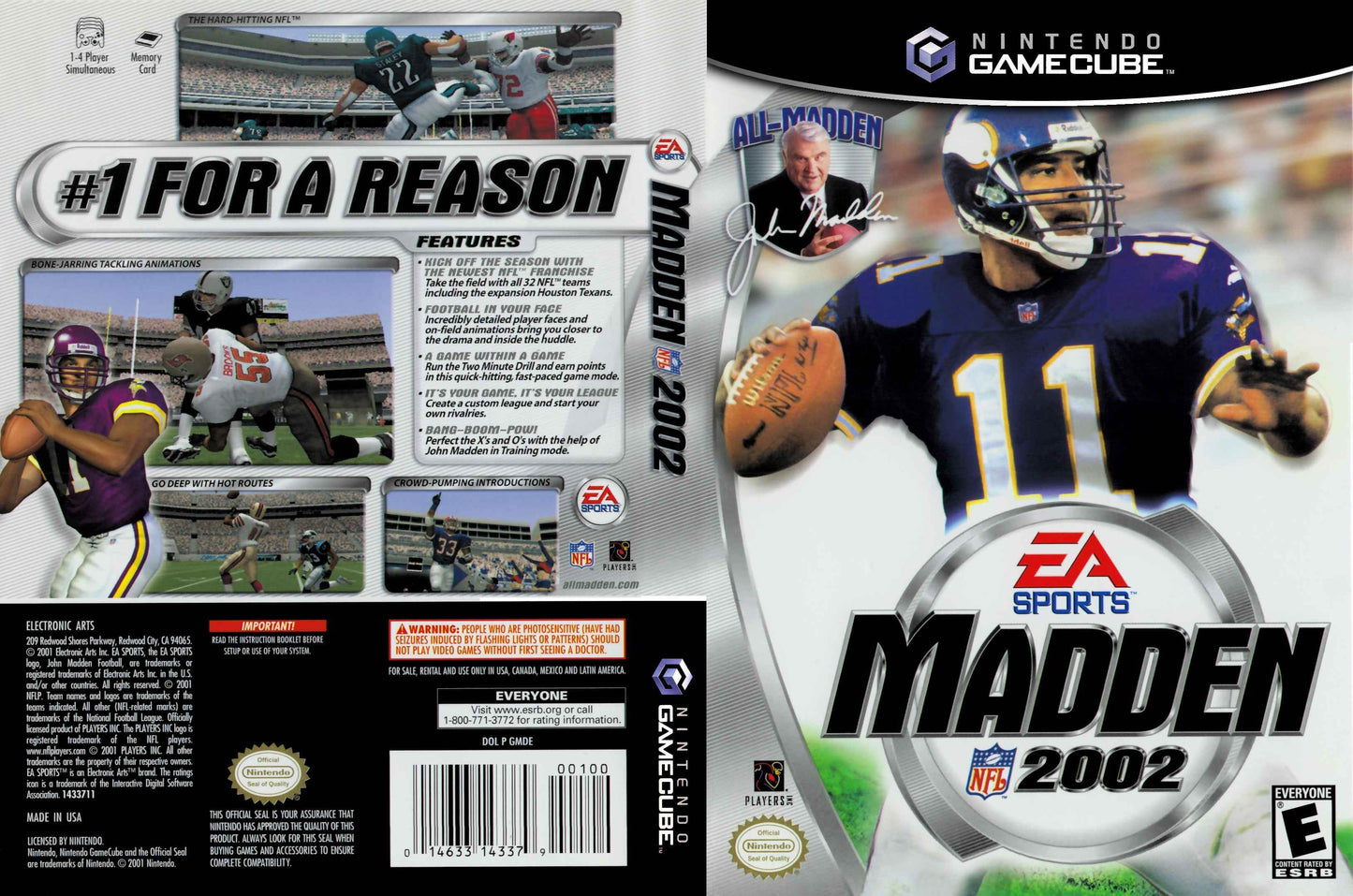 Madden NFL 2002 Cover Art - WOI Solutions