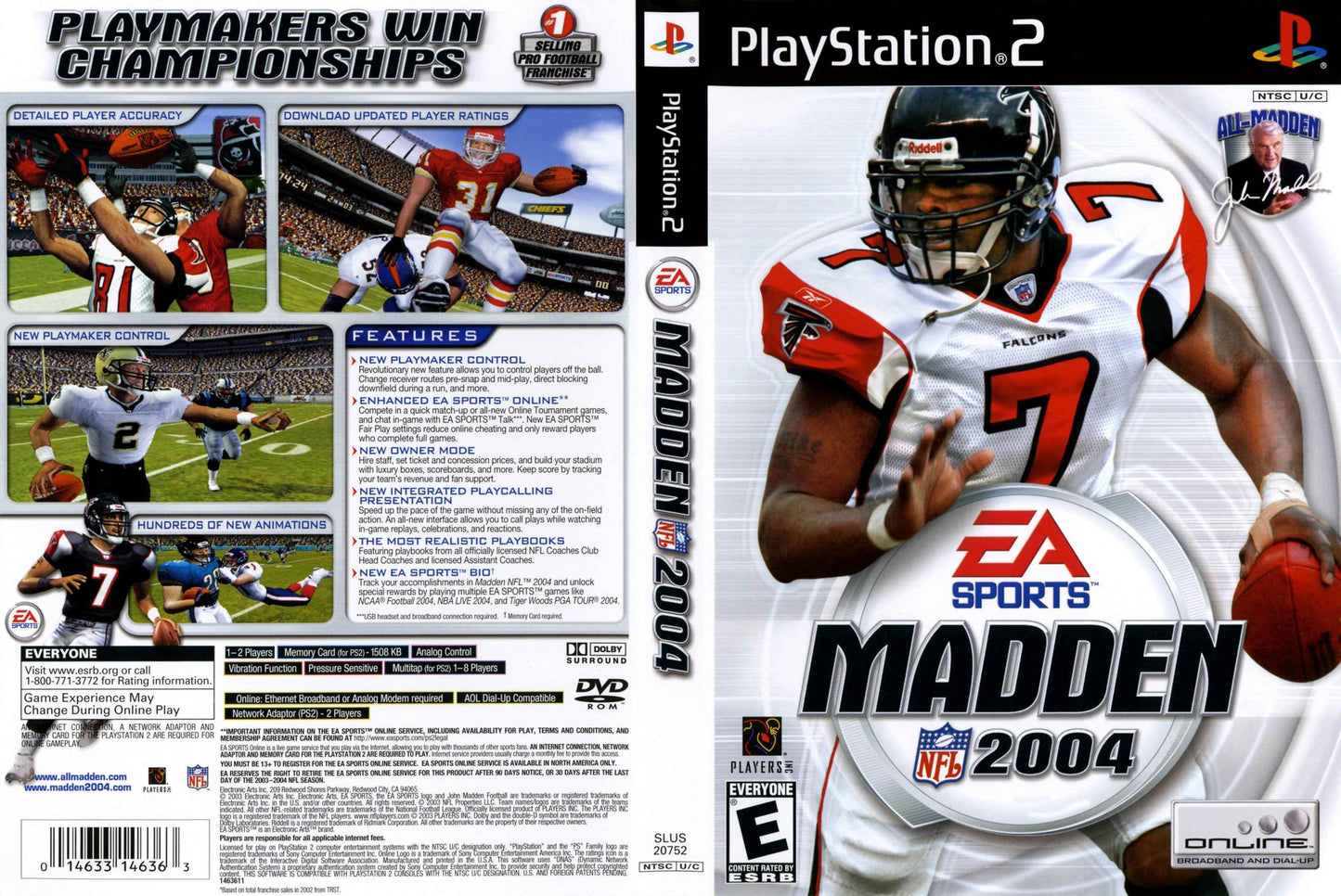 Madden NFL 2004 Cover Art - WOI Solutions