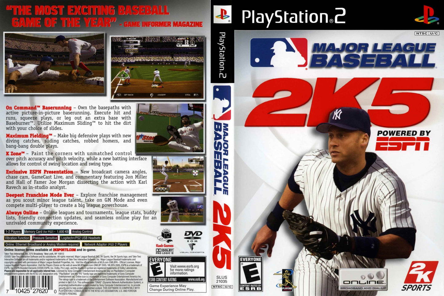 Major League Baseball 2K5 Cover Art - WOI Solutions