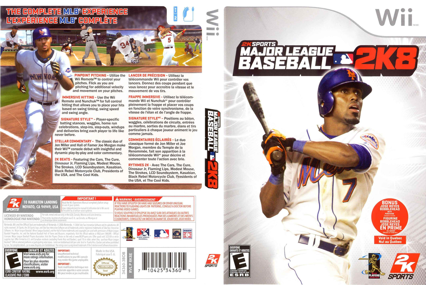 Major League Baseball 2K8 Cover Art - WOI Solutions