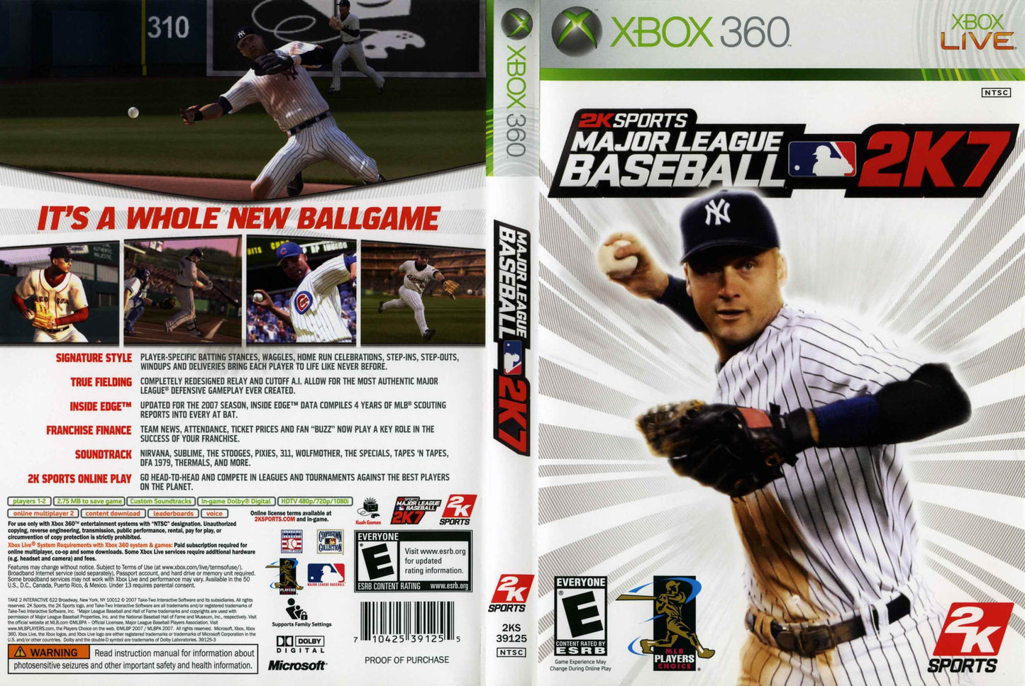 Major League Baseball 2k7 Cover Art - WOI Solutions