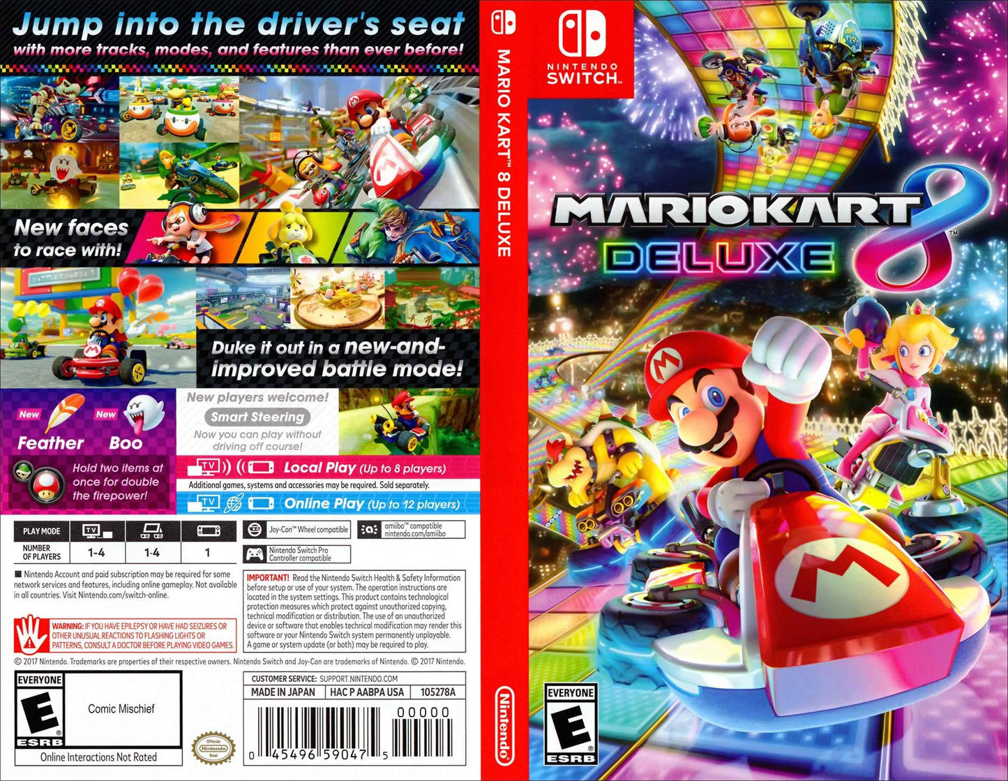 Mario Kart 8 Deluxe Cover Art - WOI Solutions