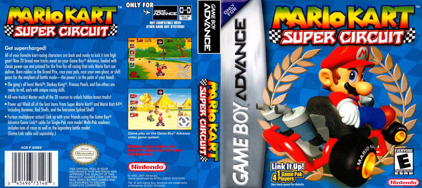Mario Kart Super Circuit Cover Art - WOI Solutions