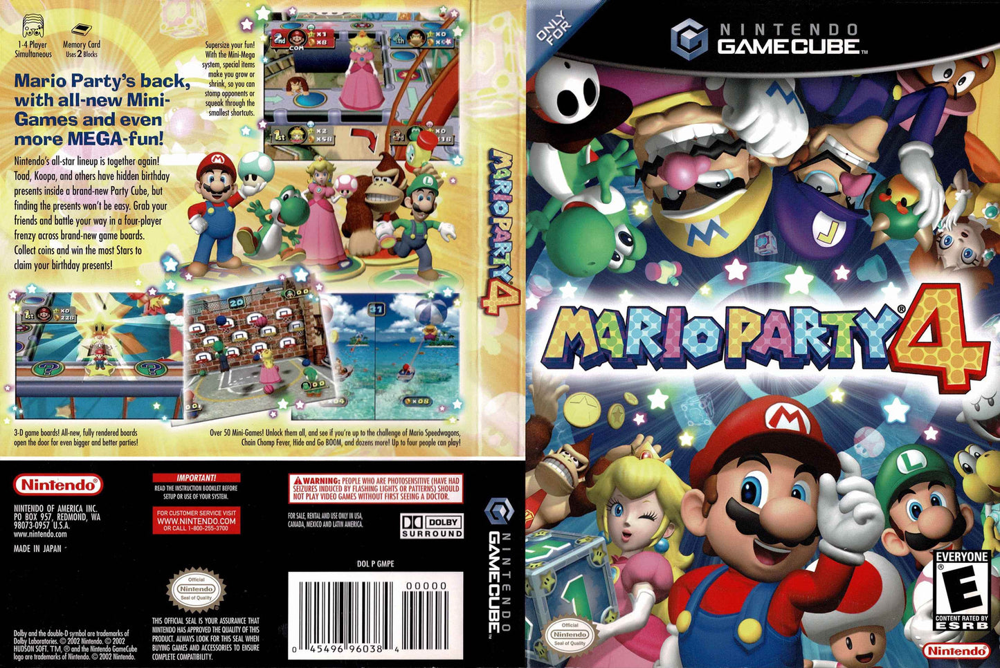 Mario Party 4 Cover Art - WOI Solutions