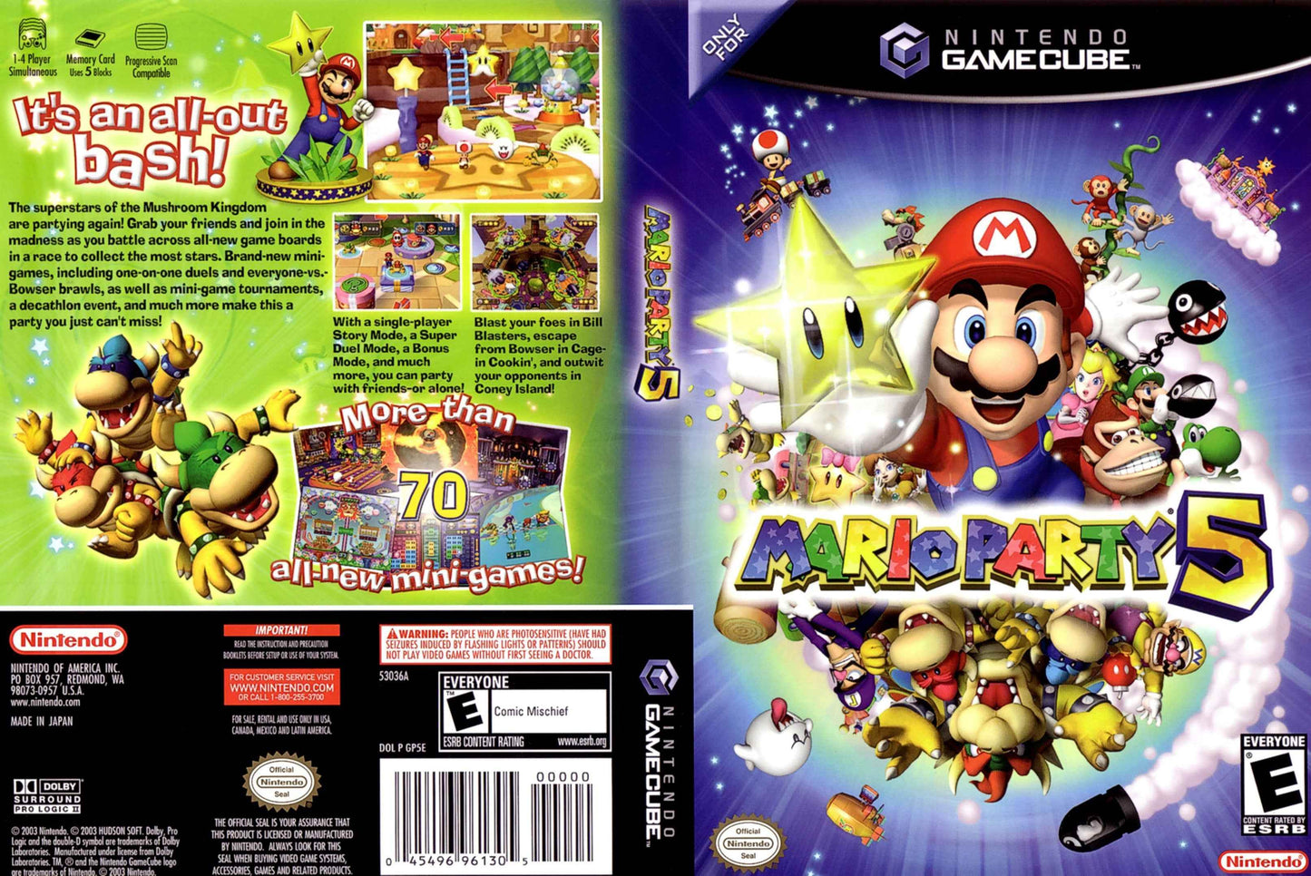 Mario Party 5 Cover Art - WOI Solutions