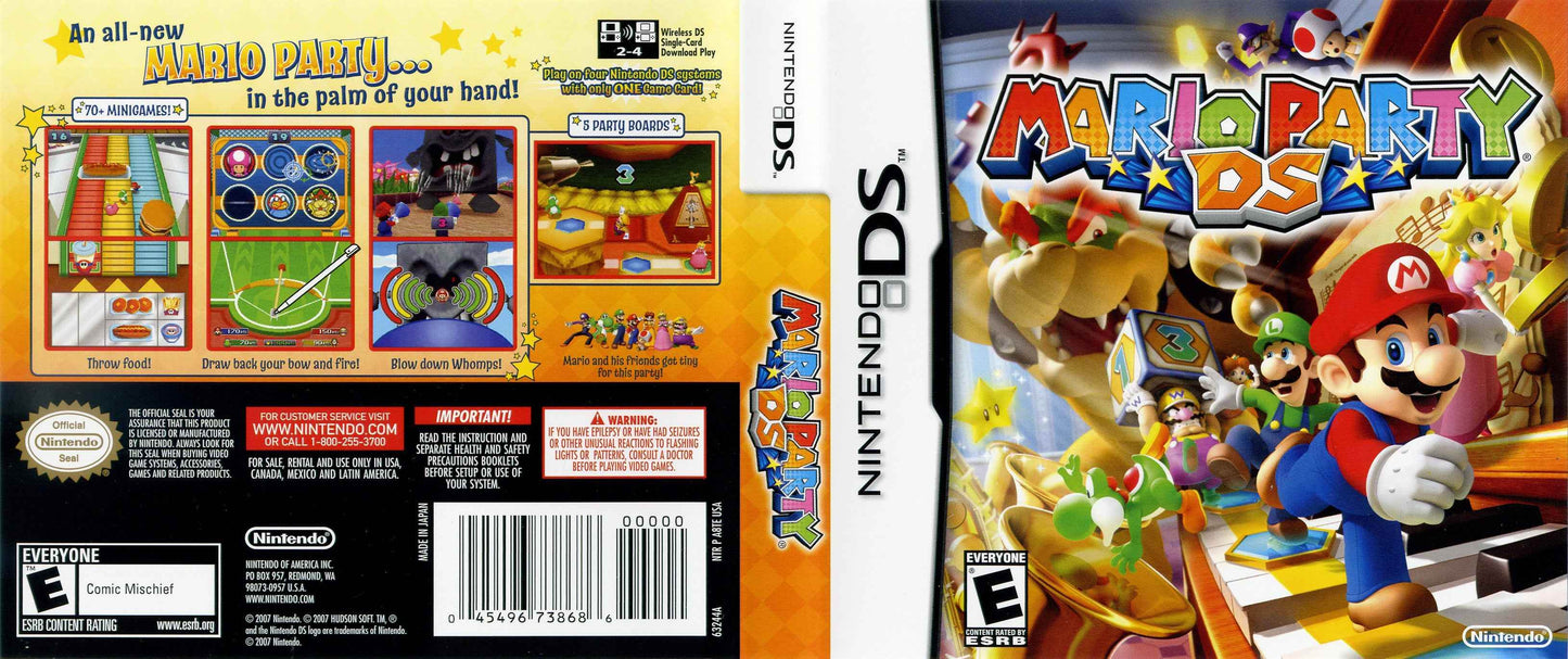 Mario Party DS Cover Art - WOI Solutions