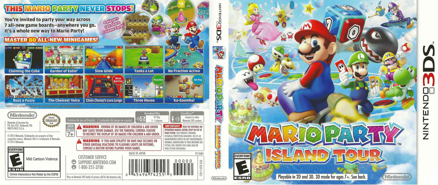 Mario Party Island Tour Cover Art - WOI Solutions