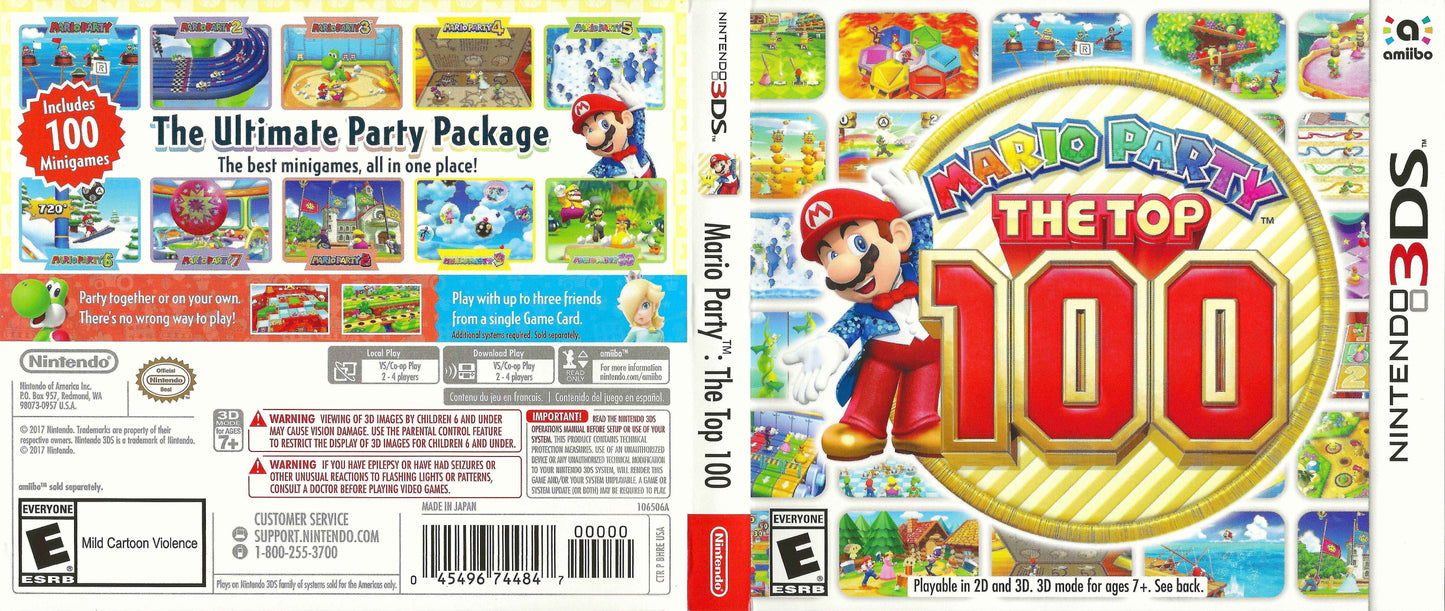 Mario Party The Top 100 Cover Art - WOI Solutions