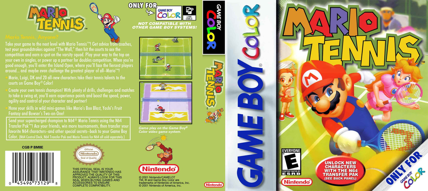 Mario Tennis Cover Art - WOI Solutions