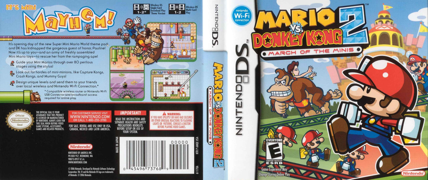 Mario Vs. Donkey Kong 2 March Of The Minis Cover Art - WOI Solutions