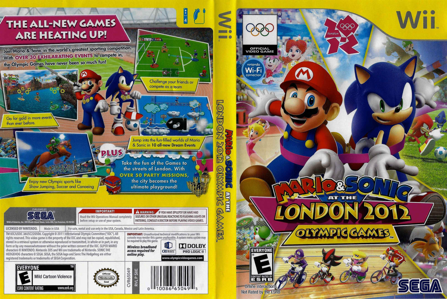 Mario & Sonic at the London 2012 Olympic Games Cover Art - WOI Solutions
