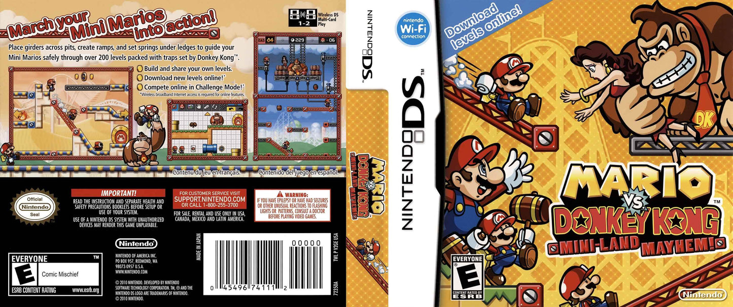Mario vs. Donkey Kong Mini-Land Mayhem! Cover Art - WOI Solutions