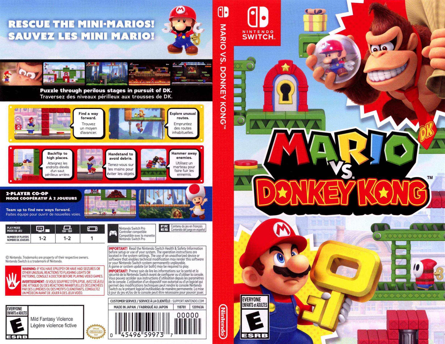 Mario vs Donkey Kong Cover Art - WOI Solutions