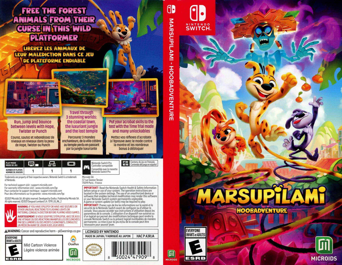 Marsupilami Hoobadventure Cover Art - WOI Solutions