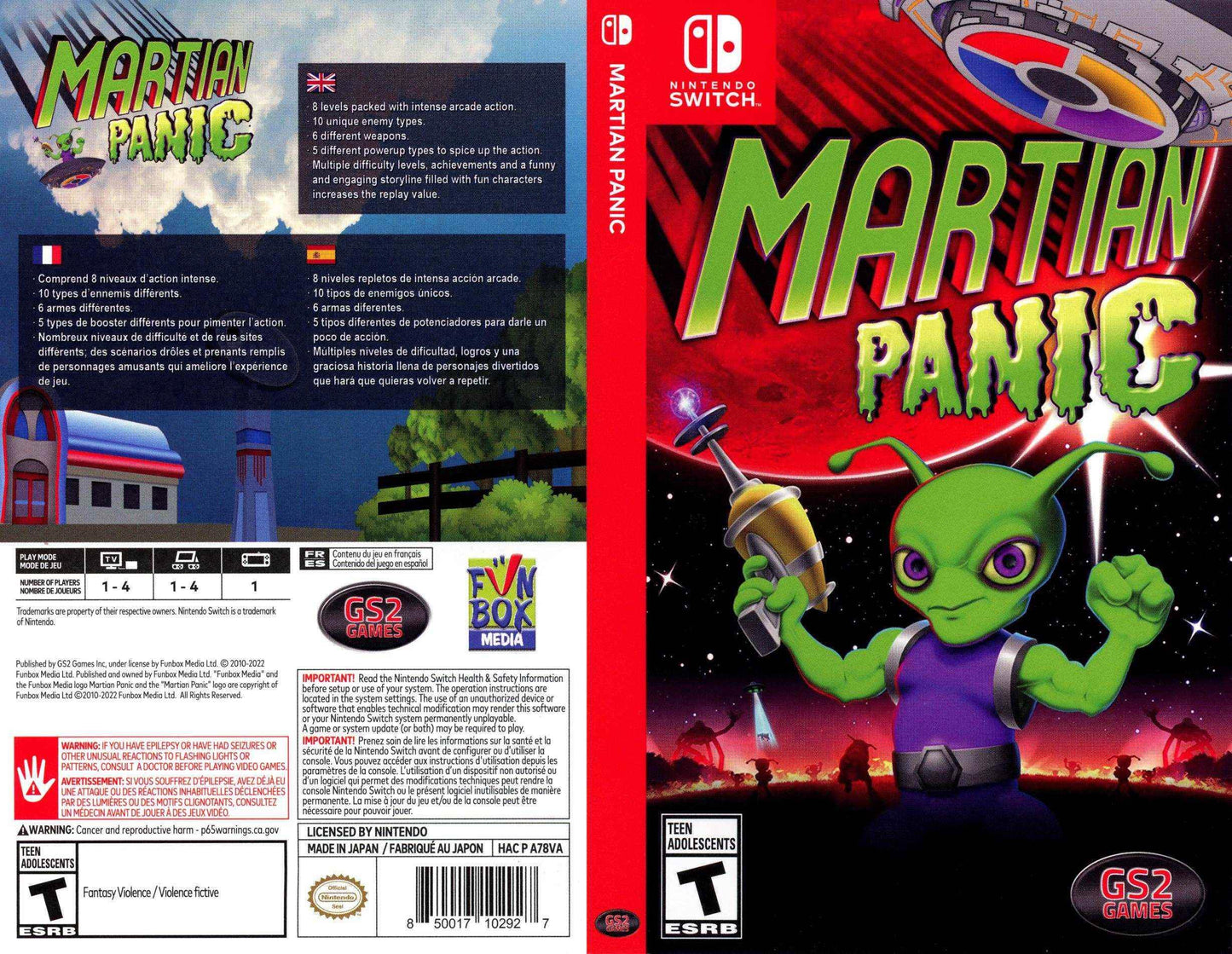 Martian Panic Cover Art - WOI Solutions