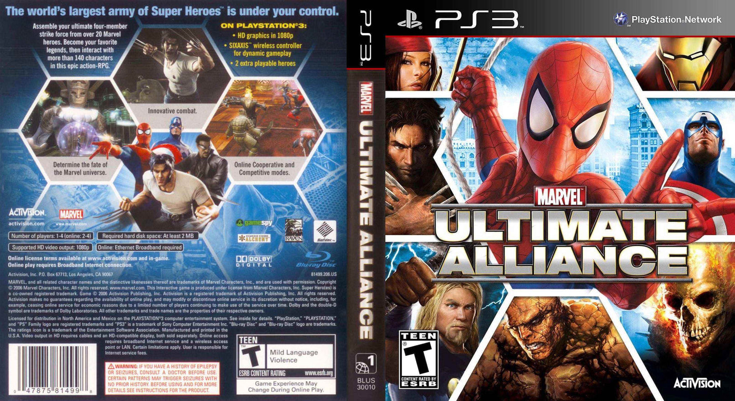 Marvel Ultimate Alliance Cover Art - WOI Solutions
