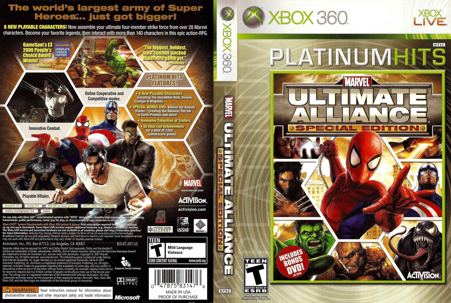 Marvel Ultimate Alliance Cover Art - WOI Solutions