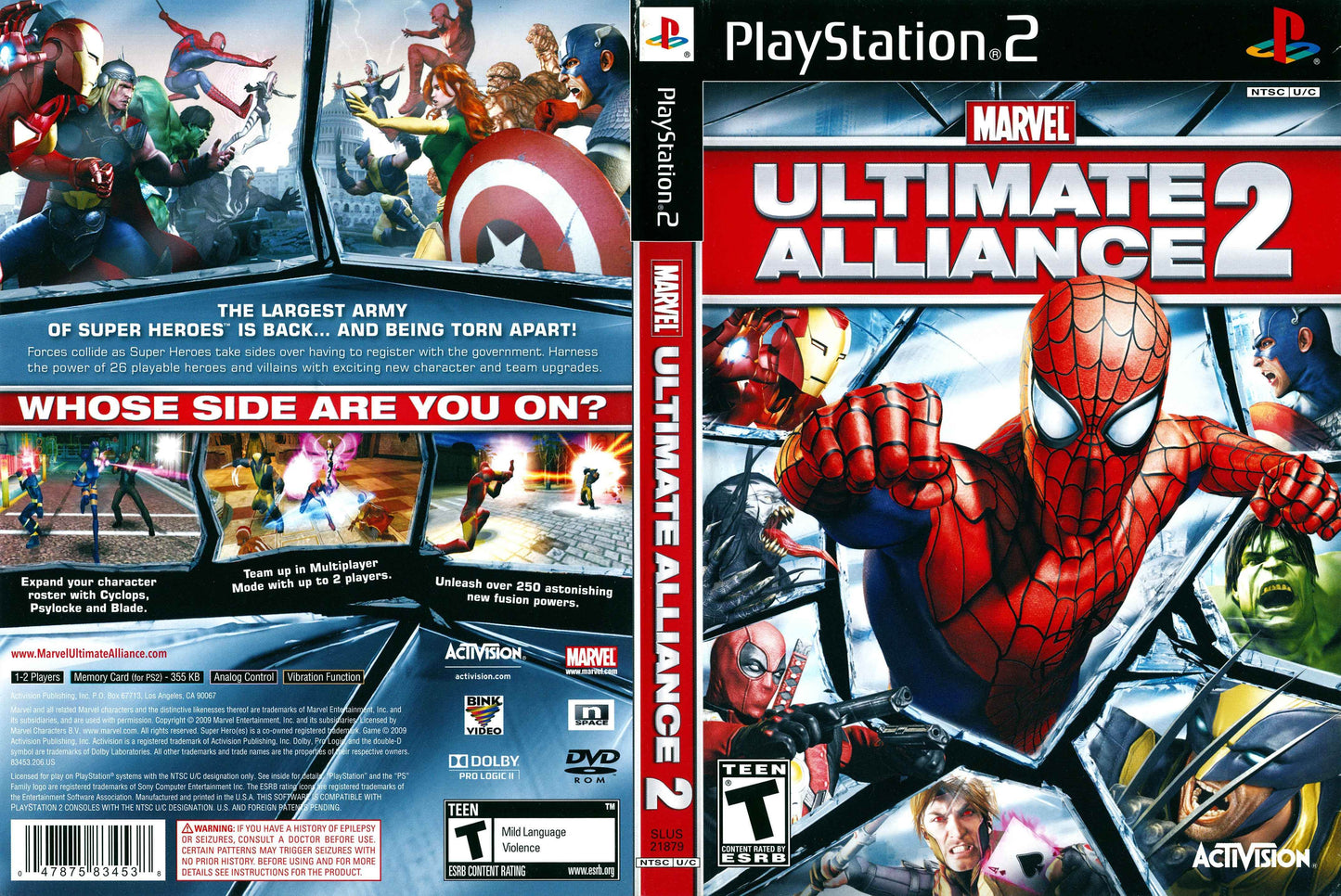 Marvel Ultimate Alliance 2 Cover Art - WOI Solutions