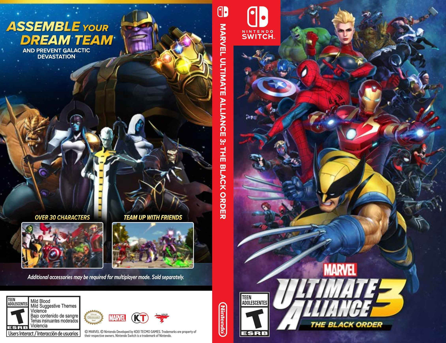 Marvel Ultimate Alliance 3 The Black Order Cover Art - WOI Solutions