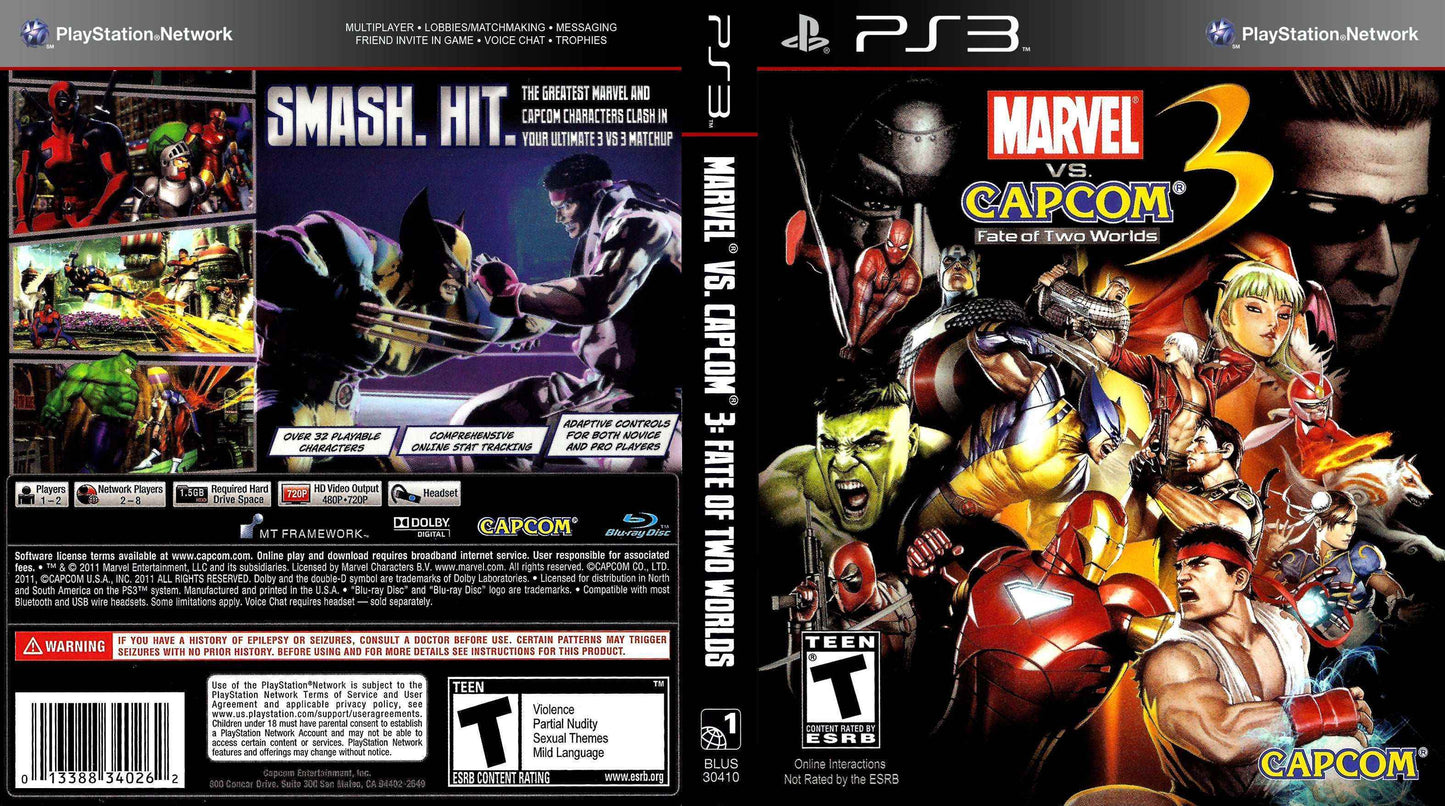 Marvel VS Capcom 3 Cover Art - WOI Solutions
