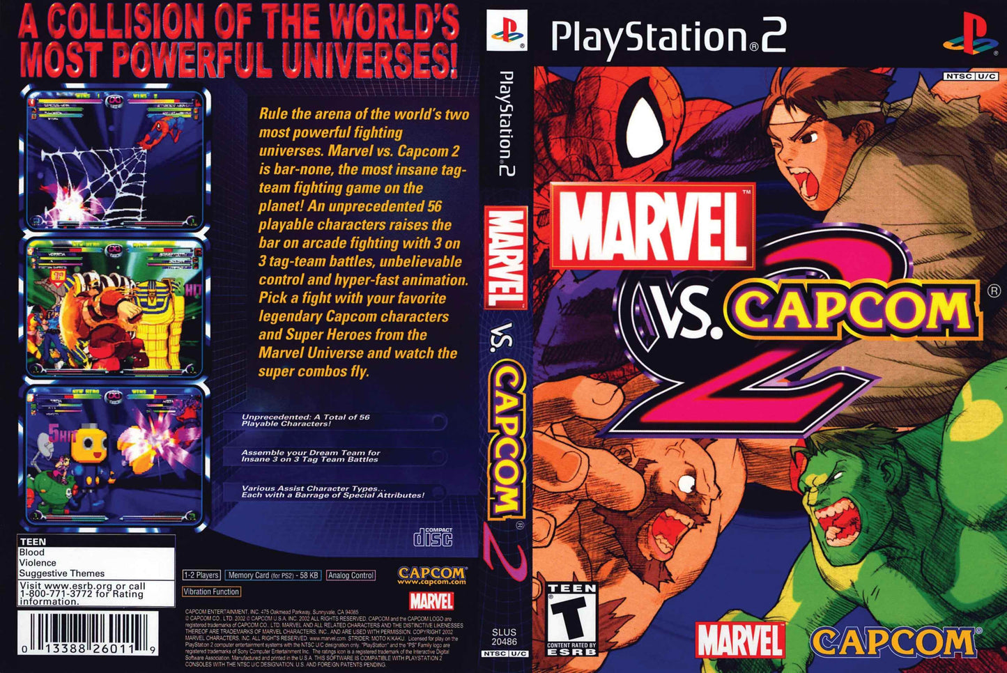 Marvel Vs. Capcom 2 Cover Art - WOI Solutions