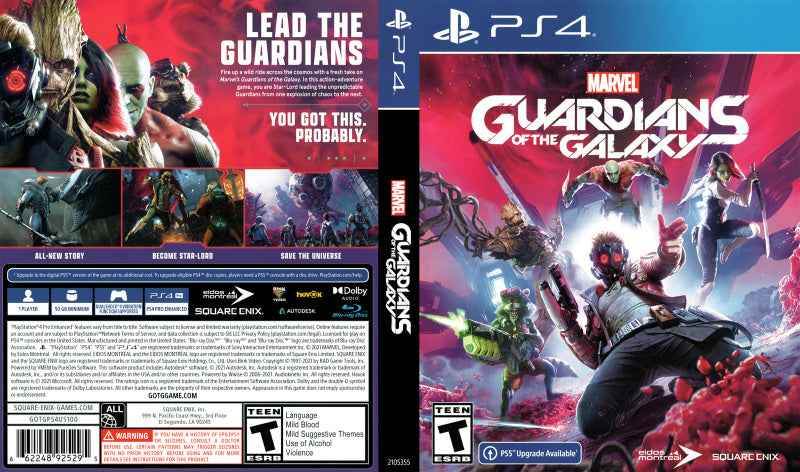 Marvel's Guardians of the Galaxy Cover Art - WOI Solutions