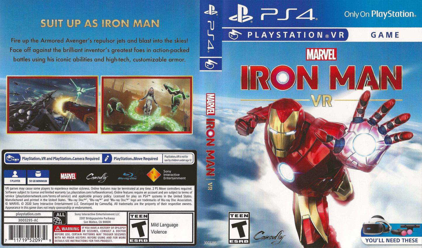 Marvel's Iron Man VR Cover Art - WOI Solutions