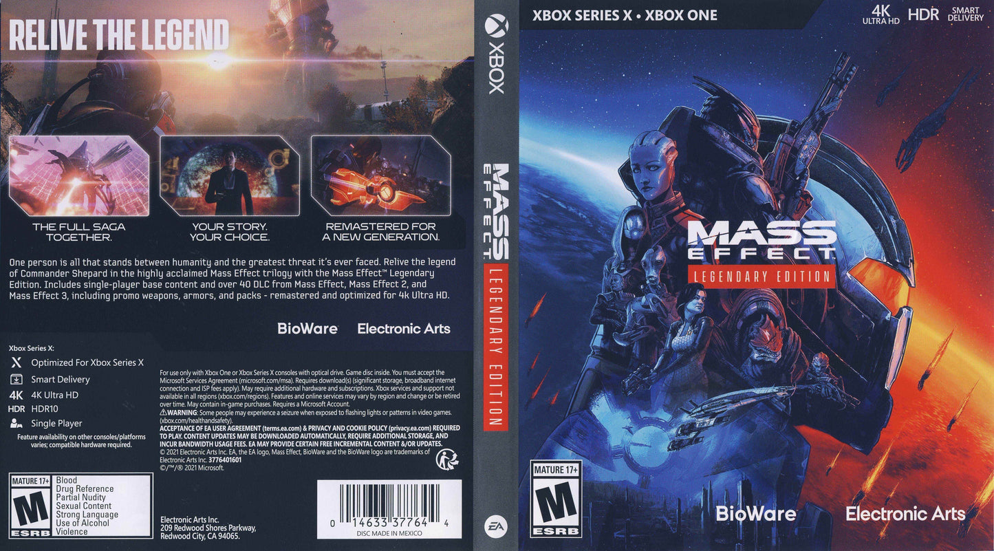 Mass Effect Legendary Edition Cover Art - WOI Solutions