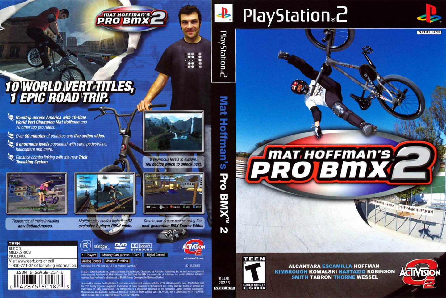 Mat Hoffman's Pro BMX 2 Cover Art - WOI Solutions