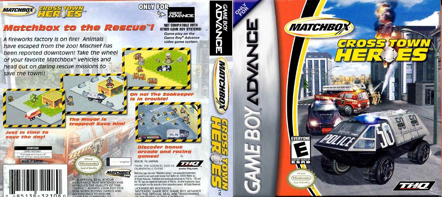 Matchbox Crosstown Heroes Cover Art - WOI Solutions