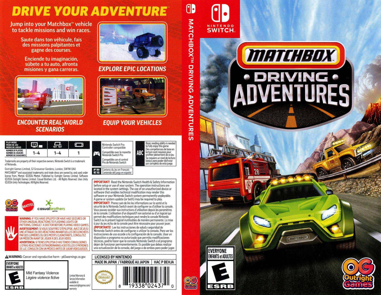 Matchbox Driving Adventures Cover Art - WOI Solutions