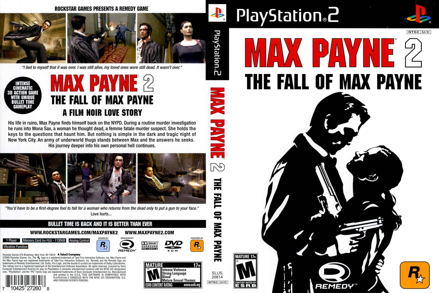 Max Payne 2 The Fall Of Max Payne Cover Art - WOI Solutions