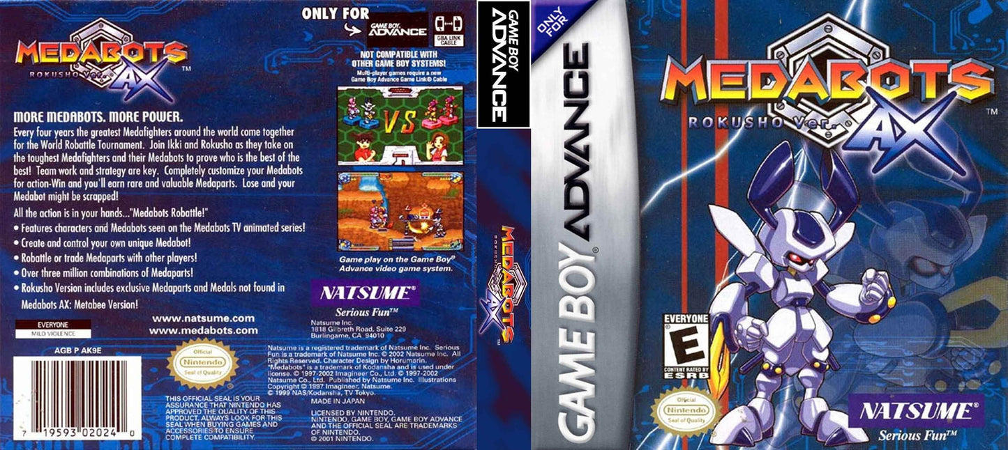 Medabots AX Rokusho Cover Art - WOI Solutions