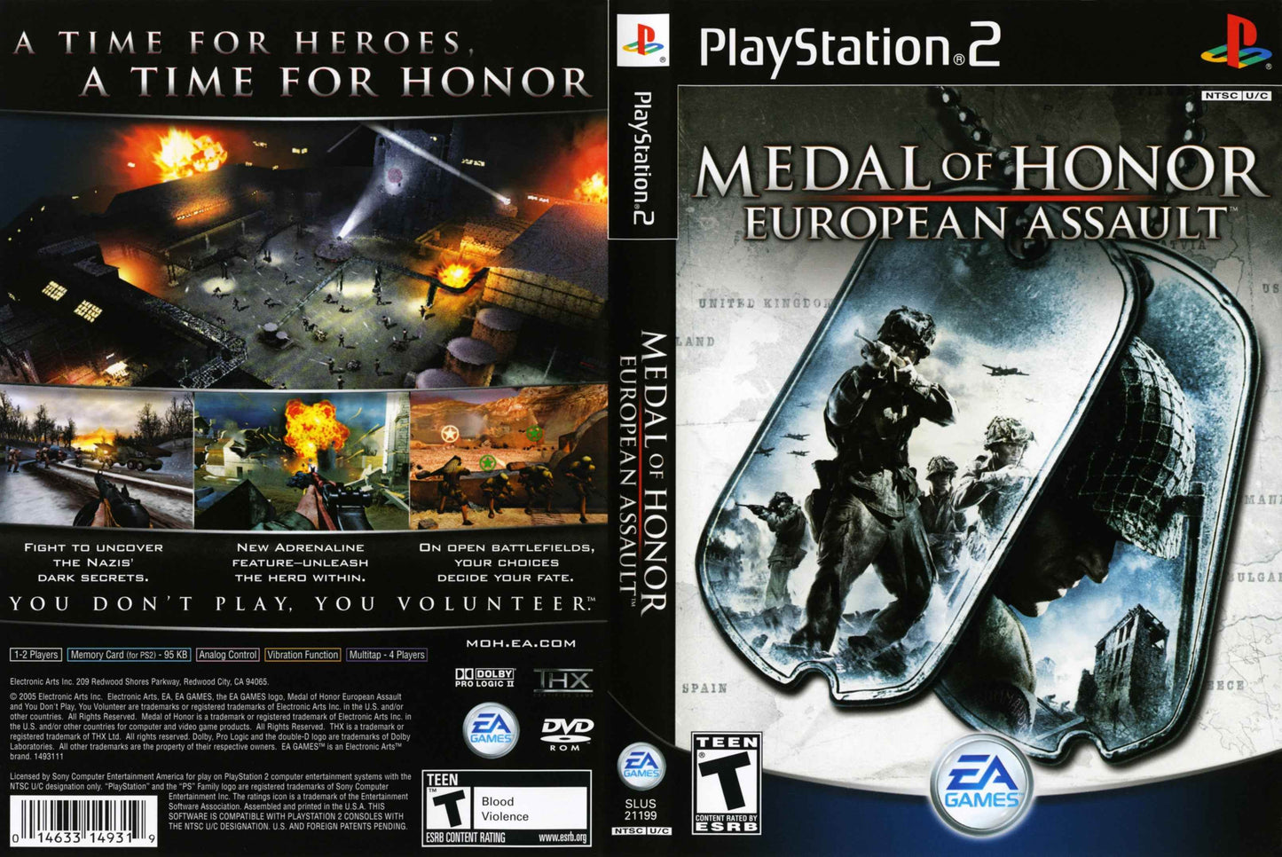 Medal Of Honor European Assault Cover Art - WOI Solutions