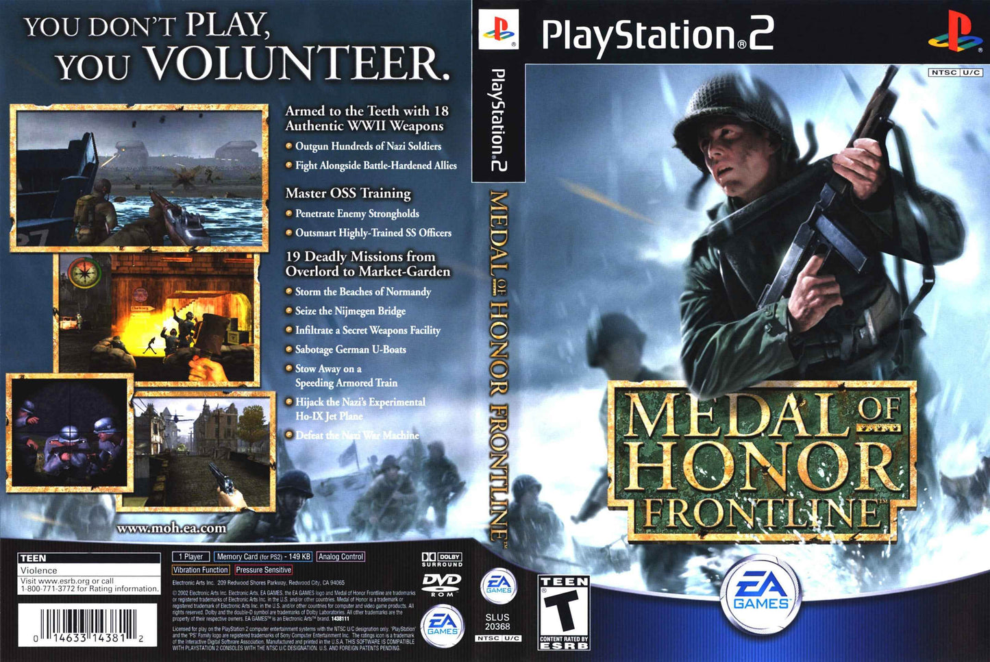 Medal Of Honor Frontline Cover Art - WOI Solutions