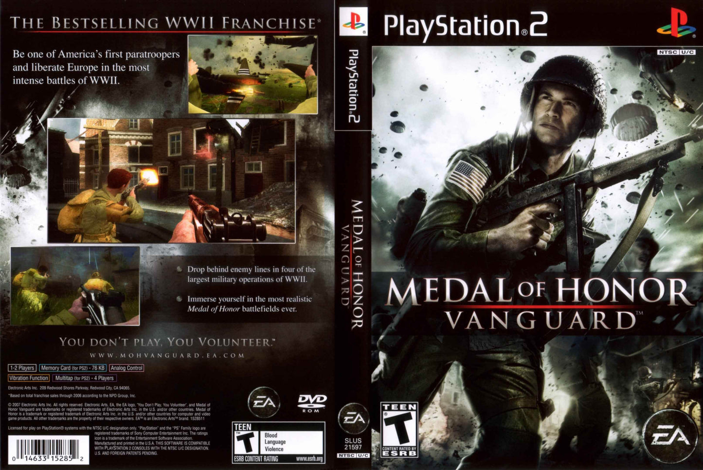 Medal Of Honor Vanguard Cover Art - WOI Solutions