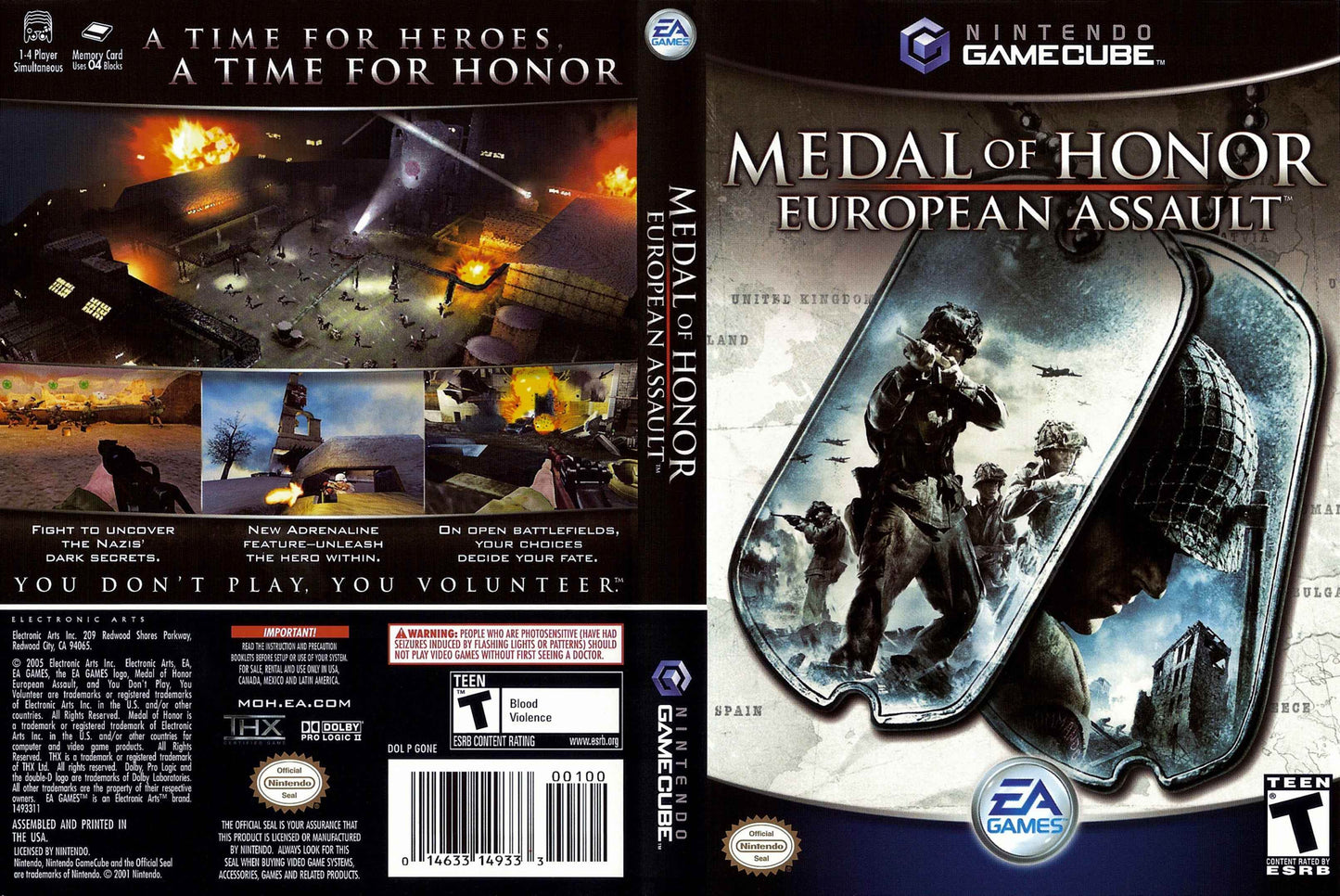Medal of Honor European Assault Cover Art - WOI Solutions
