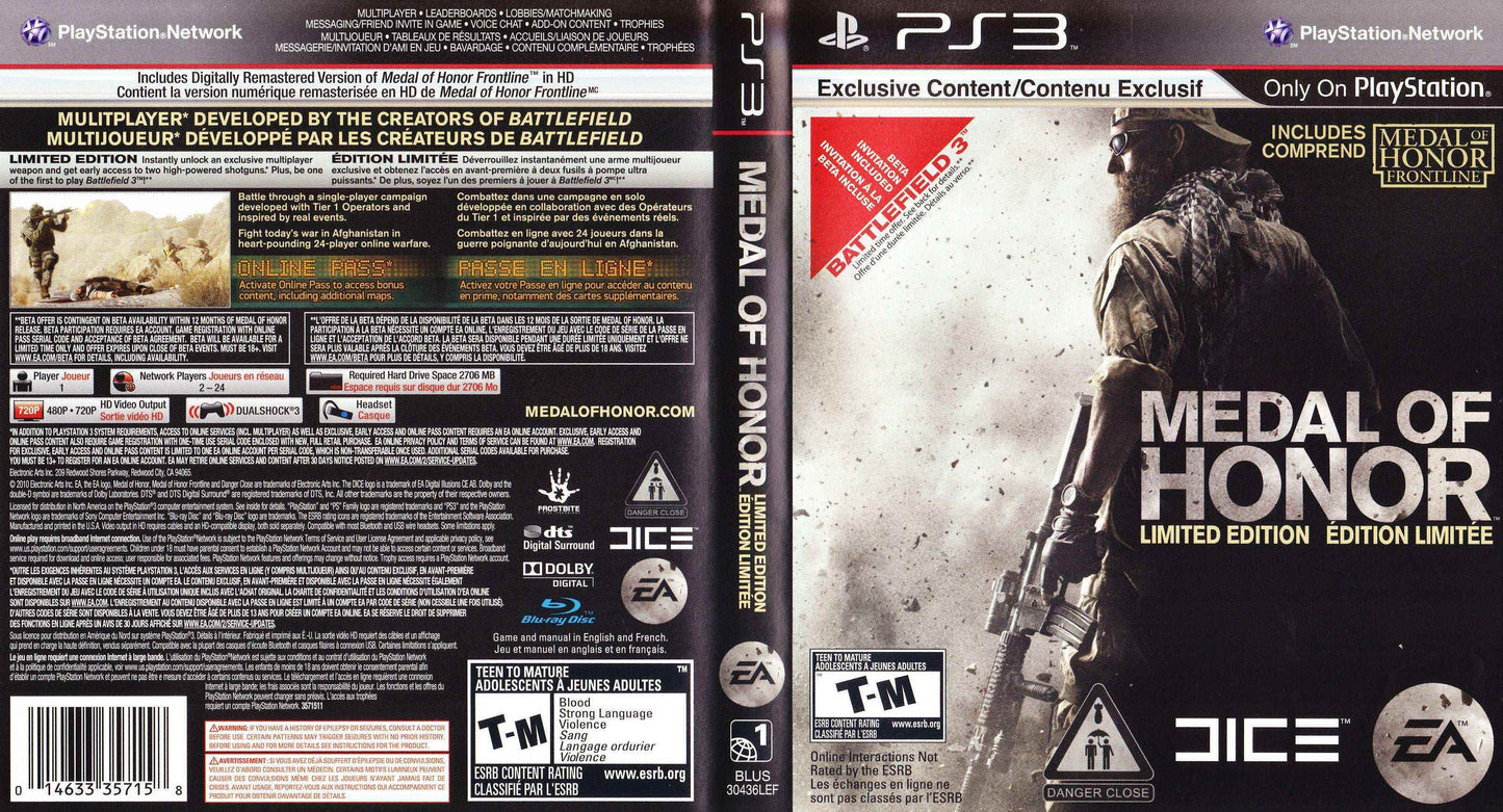 Medal of Honor Cover Art - WOI Solutions