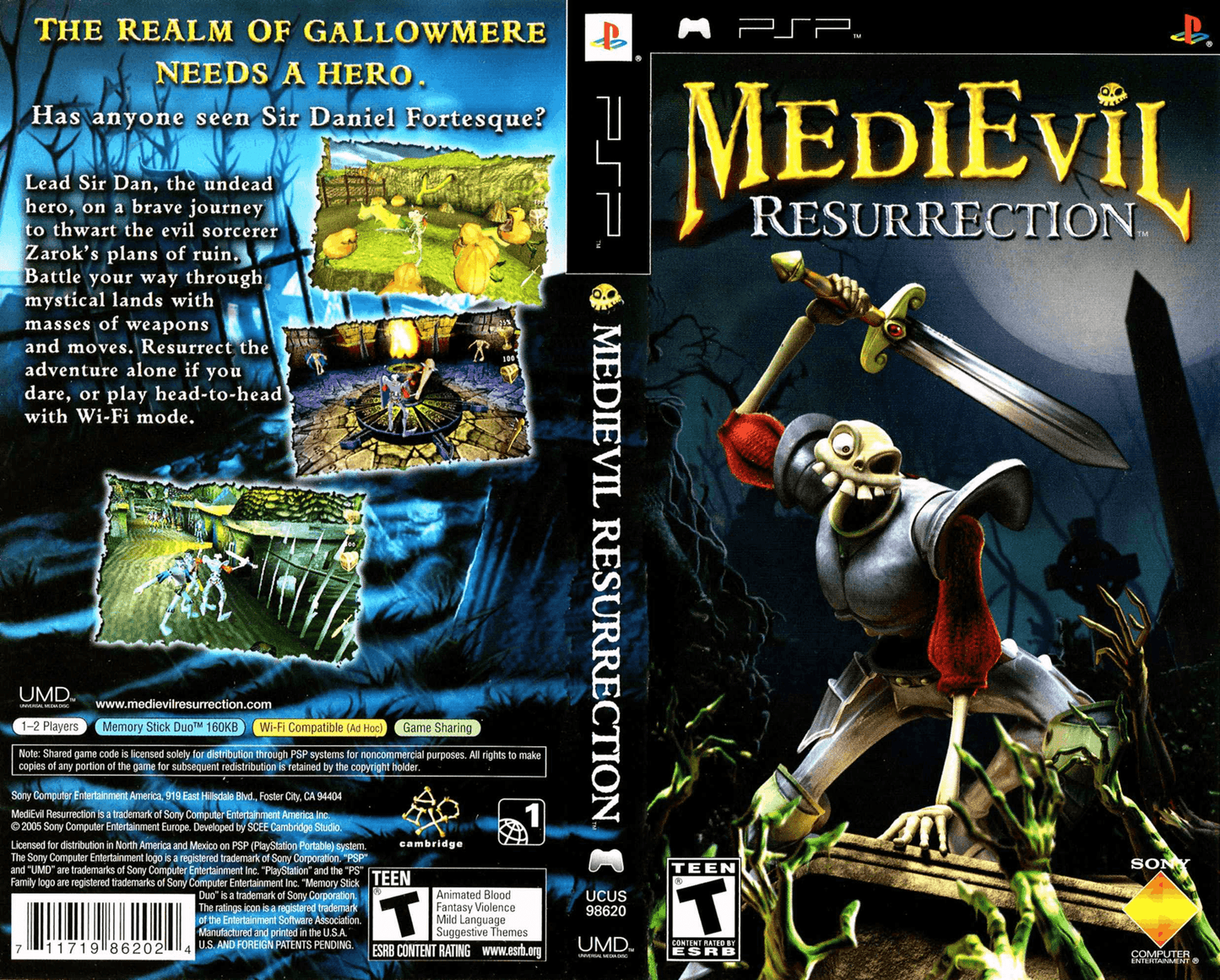 Medievil Resurrection Cover Art - WOI Solutions