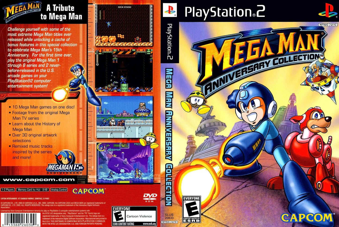 Mega Man Anniversary Collection Cover Art - WOI Solutions