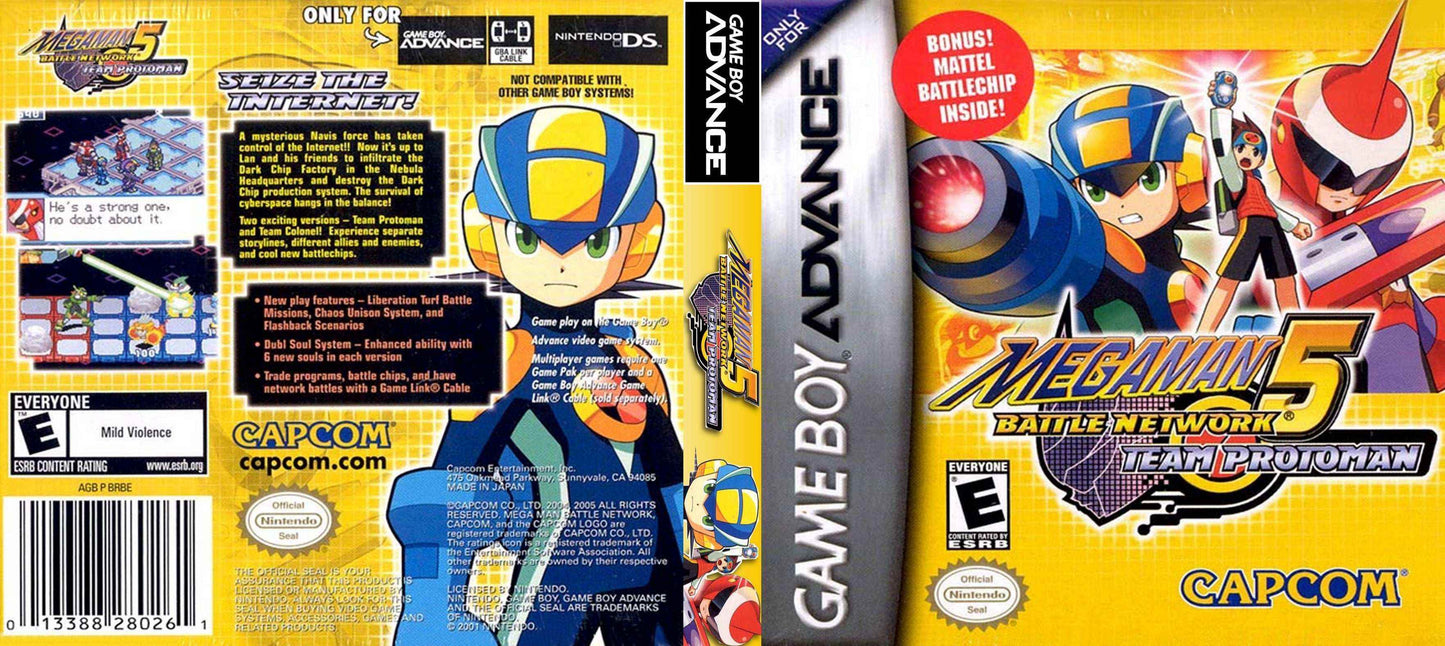 Mega Man Battle Network 5 Team Protoman Cover Art - WOI Solutions
