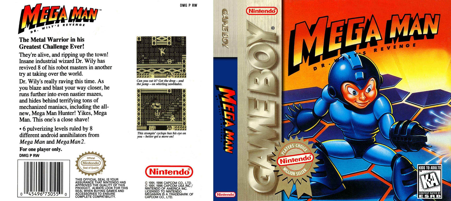 Mega Man Dr Wily's Revenge Cover Art - WOI Solutions