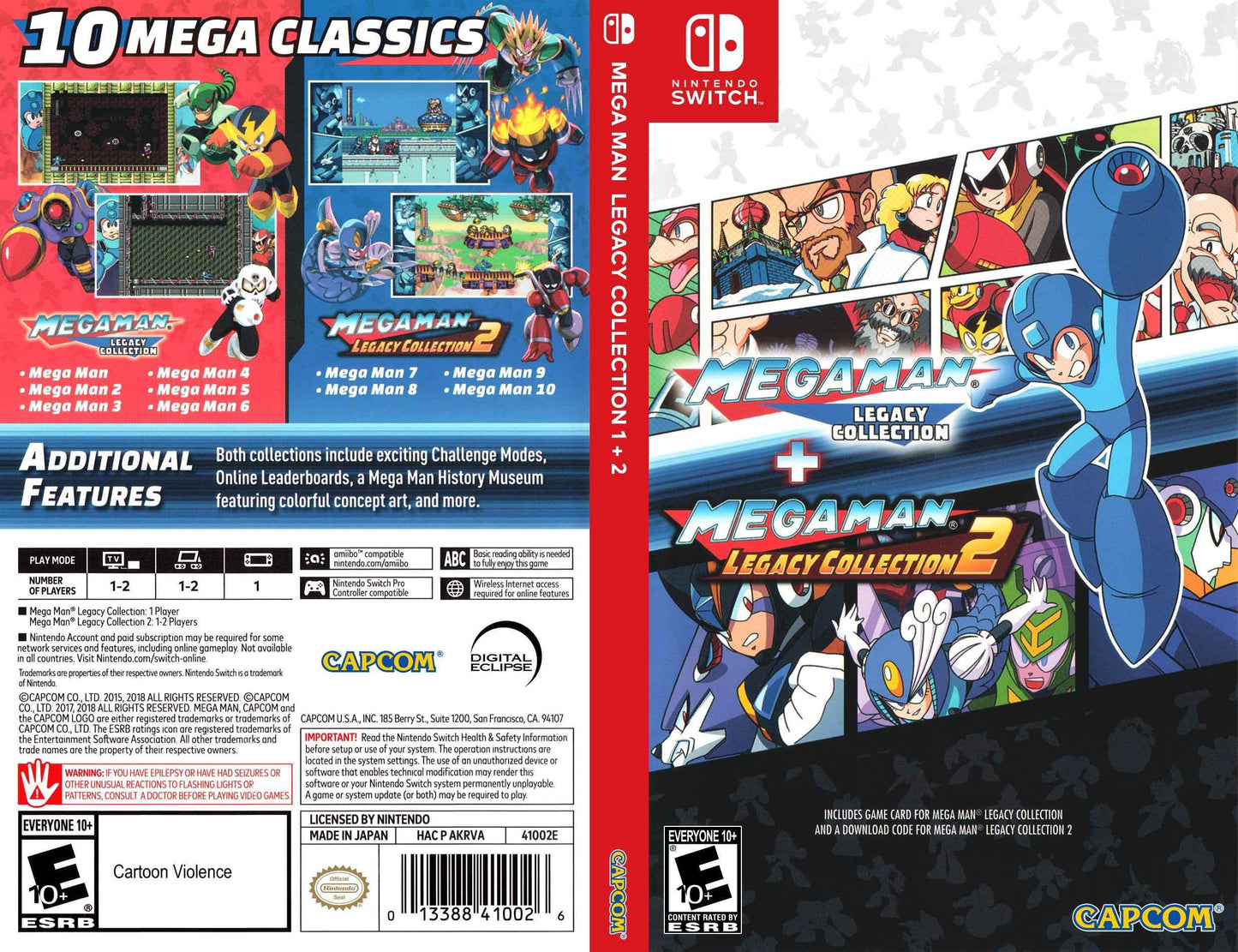 Mega Man Legacy Collection Cover Art - WOI Solutions