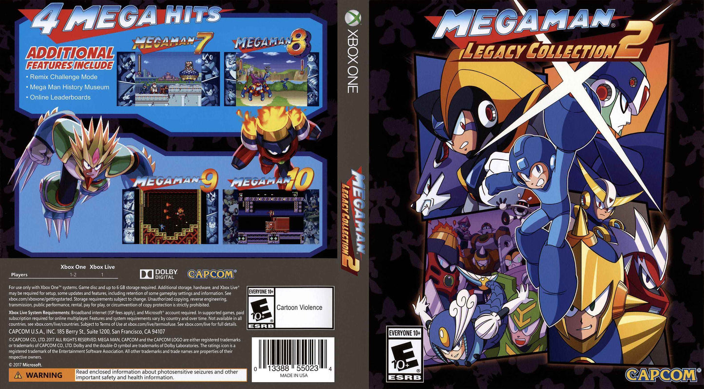 Mega Man Legacy Collection 2 Cover Art - WOI Solutions