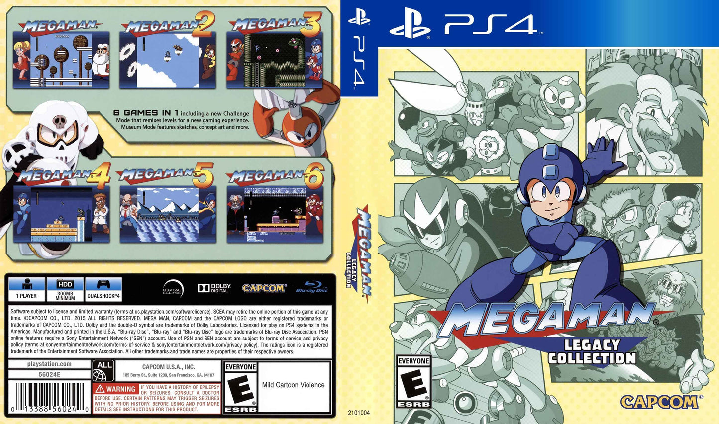 Mega Man Legacy Collection Cover Art - WOI Solutions