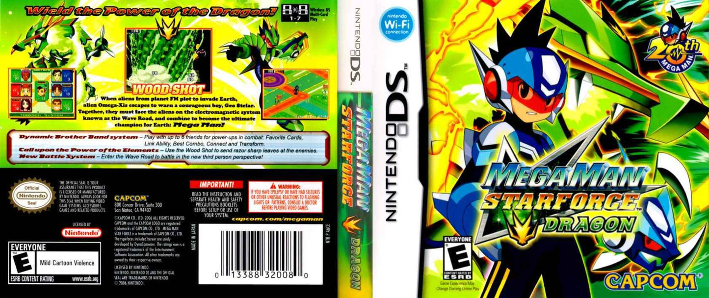 Mega Man Star Force Dragon Cover Art - WOI Solutions