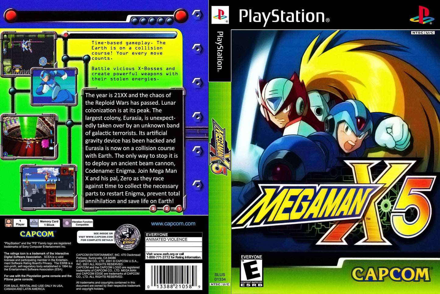 Mega Man X5 Cover Art - WOI Solutions