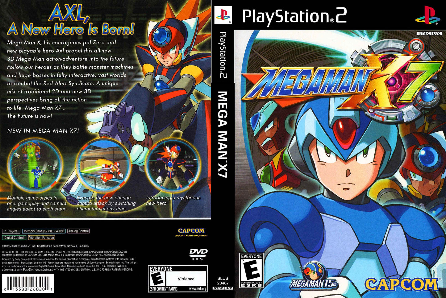 Mega Man X7 Cover Art - WOI Solutions