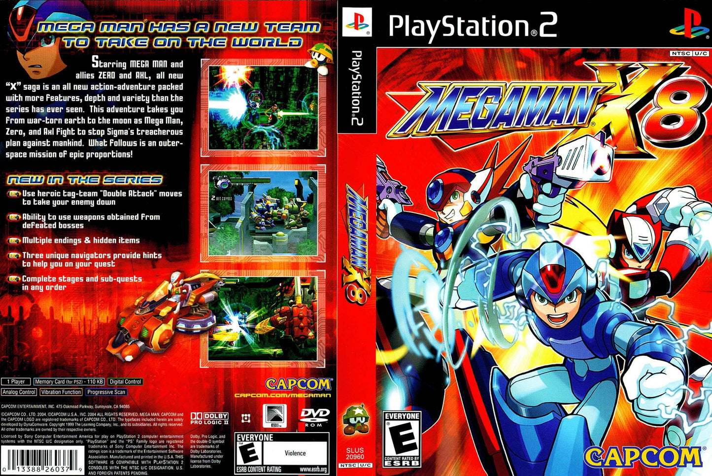 Mega Man X8 Cover Art - WOI Solutions