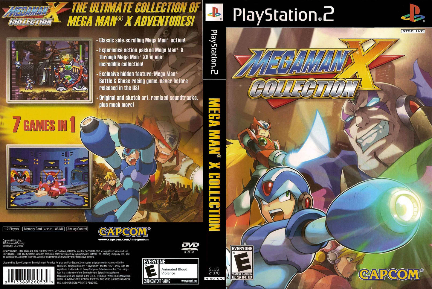 Mega Man X Collection Cover Art - WOI Solutions